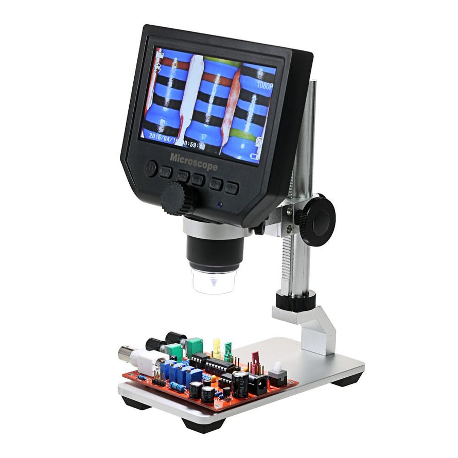 600X 4.3" LCD Display 3.6MP Electronic Digital Video Microscope - Dynagem 