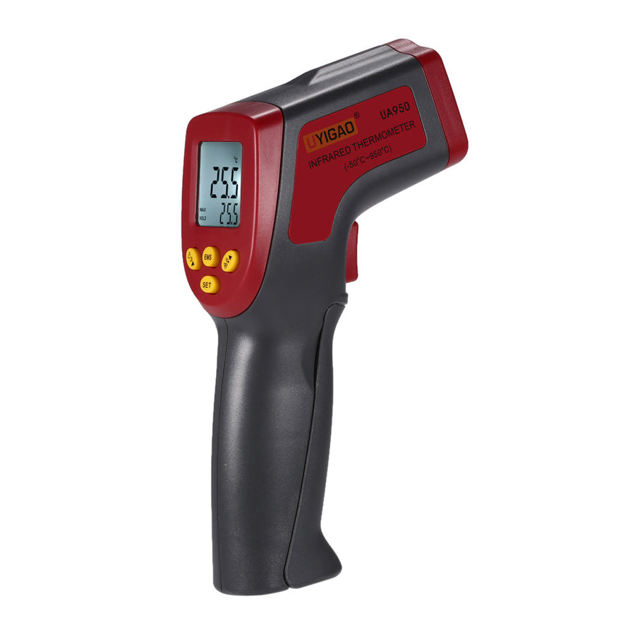 UYIGAO UA950 -50~950°C 12:1 Handheld Non-contact Digital LCD Infrared IR Thermometer Temperature Tester Pyrometer with Backlight Adjustable Emissivity