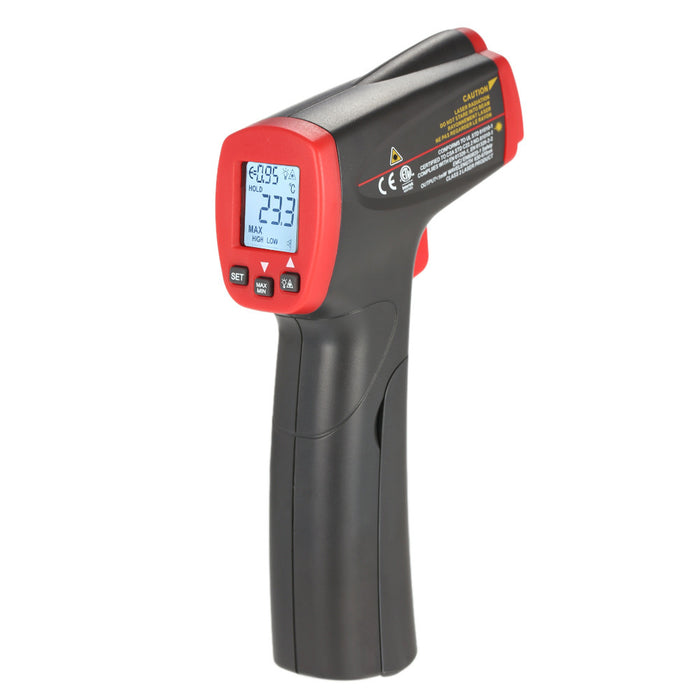 UNI-T UT300S -32~400°C 12:1 Mini Handheld berührungsloses digitales Infrarot-IR-Thermometer Temperaturtester mit Alarm Einstellbarer Emissionsgrad