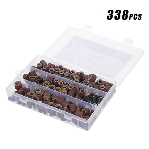 338pcs Rotary Tool Accessories Set Sanding Grinding Polishing Accessory Kit with Storage Box for Dremel Grinder