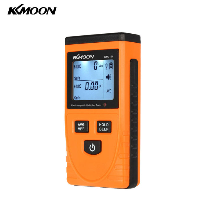 KKmoon Digital LCD Detektor für elektromagnetische Strahlung Dosimeter Tester Zähler