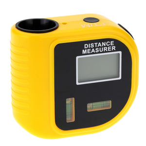 18m Digital Handheld Ultrasonic Distance Meter Range Finder Measure Diastimeter with Laser Point