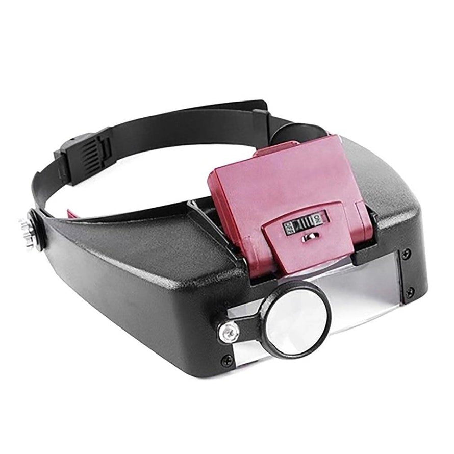 Adjustable Headband Lamp Magnifier - Dynagem 