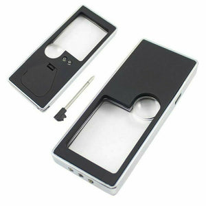 Jewellery Identification Watch Repair Magnifying Glass Mini Pocket Magnifier With LED Light