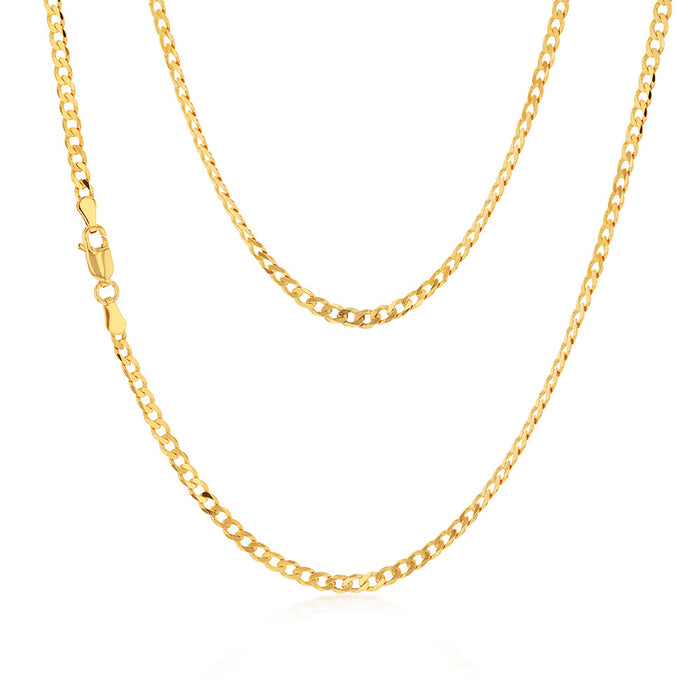 9ct Yellow Gold 80 Curb Chain