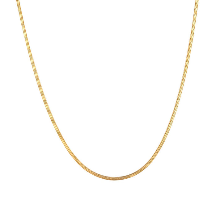 9ct Yellow Gold Square Snake Chain