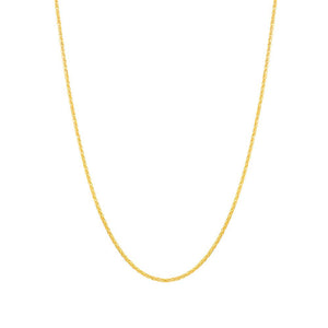 18ct Yellow Gold Lobster Clasp Spiga Chain